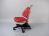 Кресло Y-317 RR красное с жучками