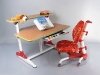 Стол BD-205 красный + BD-PK5 + Кресло Y718WR
